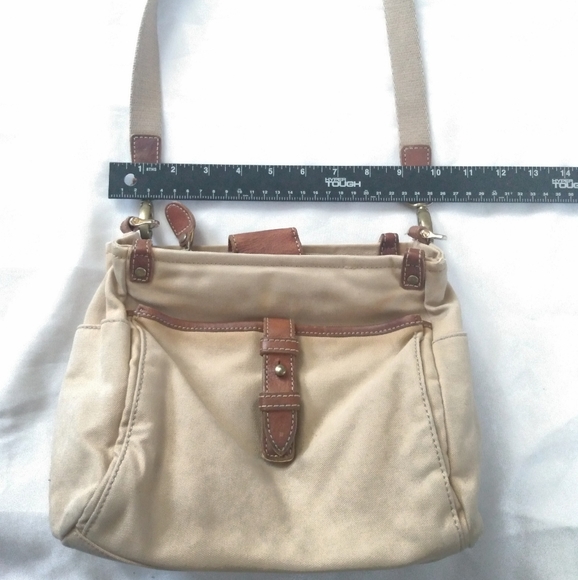 Fossil Bags Vtg Fossil Bag Canvas Khaki Poshmark